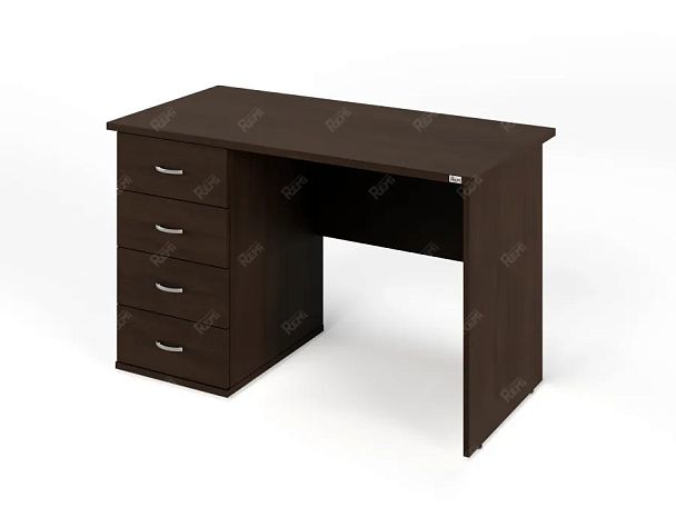 ЛАЙТ / LIGHT RLG007-12x6L Однотумбовый стол 120x60x75 Венге - Вид 3