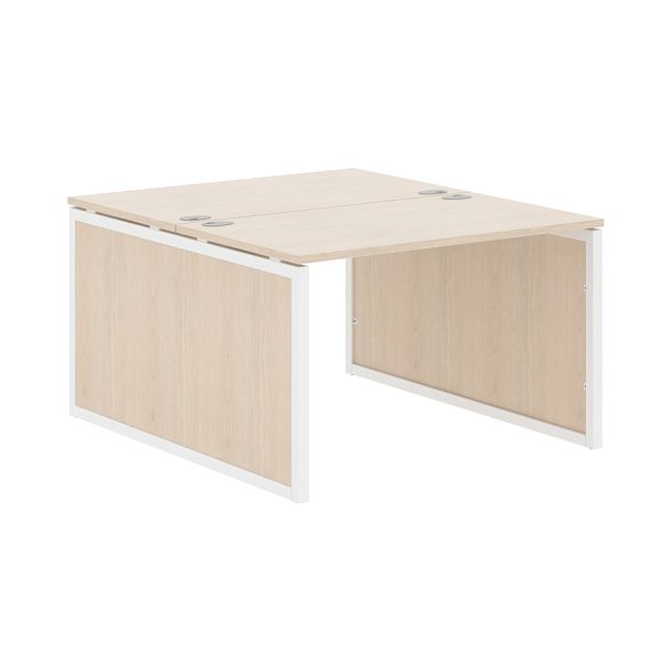 Стол 2-х местный XQPWST 1214 Бук Тиара/Белый 1200х1406х750 XTEN-QP - Вид 1