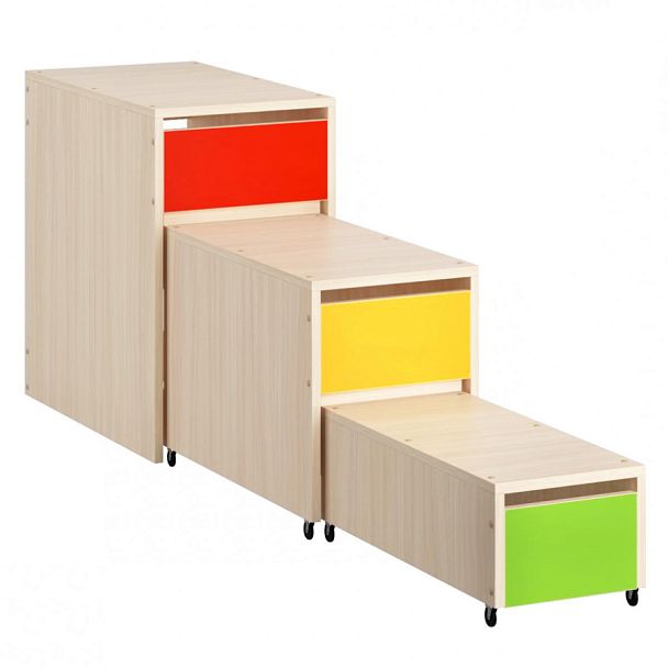 Лесенка для 3-х ярусных кроватей КМД-012 - Вид 1