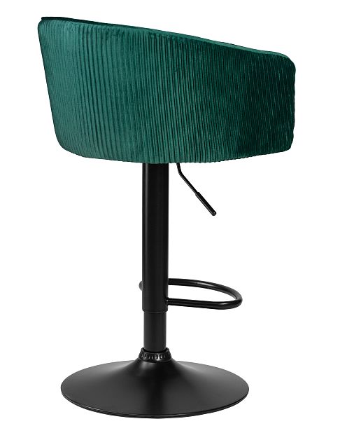 Стул барный DOBRIN DARCY BLACK (зеленый велюр (1922-9)) - Вид 4