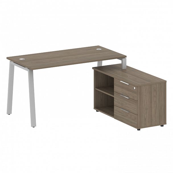 Рабочая станция "Metal System" БА.РС-СТС-2.3 вяз/серый - Вид 1