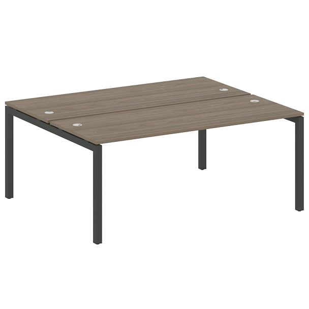 Metal System Quattro Р. ст. на П-образном м/к 50БП.РАС-СП-2.5 Вяз/Антрацит металл 1800*1475*750 - Вид 1