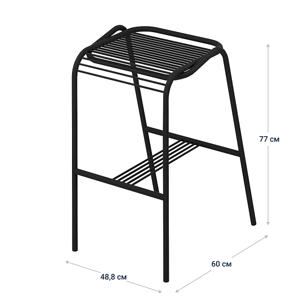 Стул LeTube барный - Вид 9