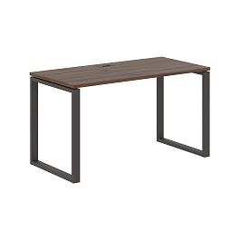 Стол прямой EQST 1367 Дуб Денвер тёмный/Мокко 1360х670х750 EDIS - Фото предпросмотра