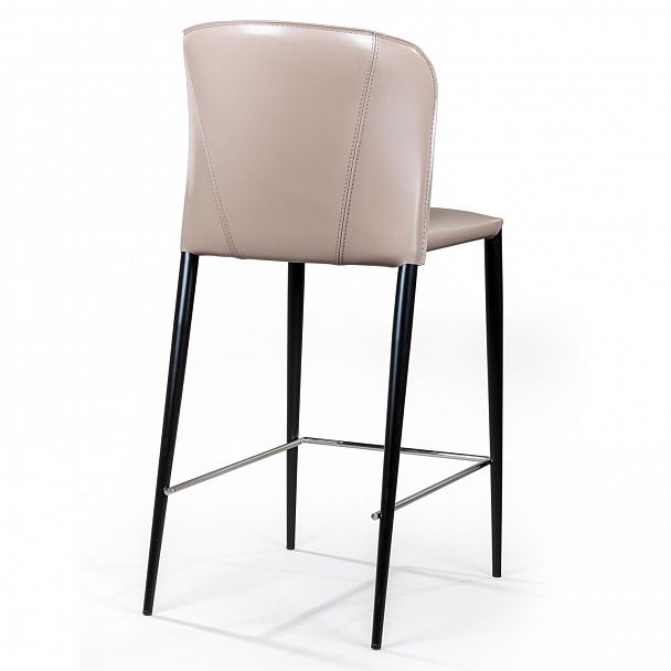 Стул полубарный Albert, кожа капучино - Вид 4
