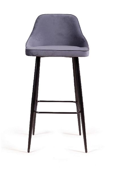 Стул барный Neo ромб, бархат серый 27 - Вид 2