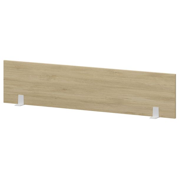 Экран для стола СМЭ25-14 Баттл Рок/Белый 1400x25x350 Аргентум-МП - Вид 1
