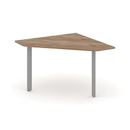Style Project Next Угловой элемент переговорного стола SN-59.UPRG-031 Дуб Табак/Металл Серый 1180*1180*750 - Фото предпросмотра
