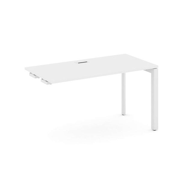 Style Project Next Стол-приставка к опор. элем. SN-59P.OPRS-012 Белый/Металл Белый/Белый Заглушка 1180*700*750 - Вид 1