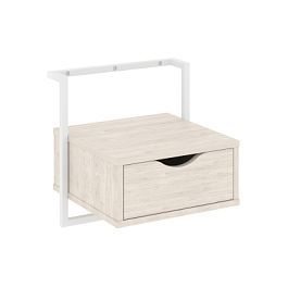 Тумба навесная "Loft" (крепление к стене) VR.L-SY1 Денвер Светлый/Белый - Фото предпросмотра