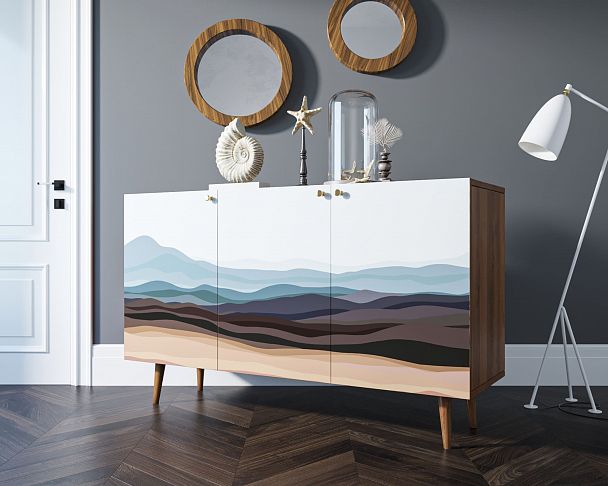 Комод "Berber" три дверки 11 принт - Вид 6