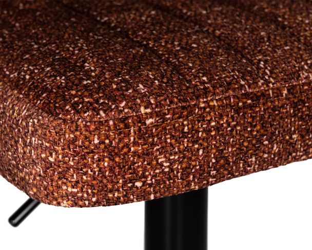 Стул барный DOBRIN CHARLY BLACK (терракотовый твид (LEO56)) - Вид 7