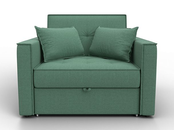 Кресло-кровать Лига-104 (80) Рогожка зеленый - Вид 2