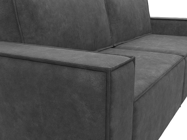 Диван прямой Куба Велюр серый - Вид 4