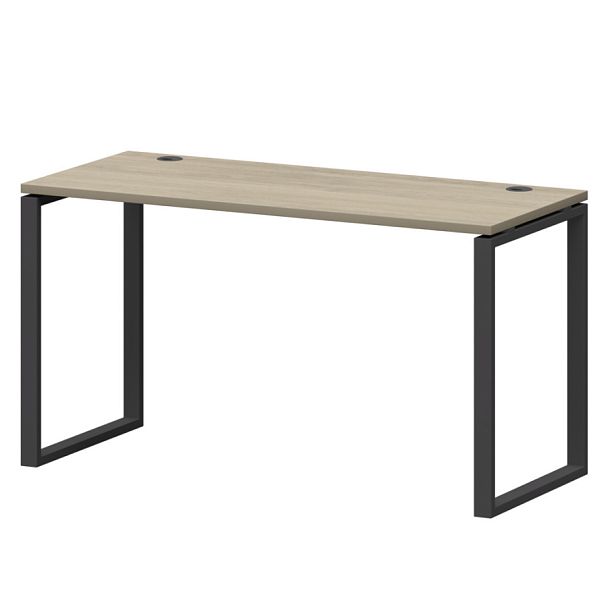 Стол на металлокаркасе СМС25-О-14К.60.Пр25 Кронберг/Антрацит 1400x600x750 Смарт - Вид 1