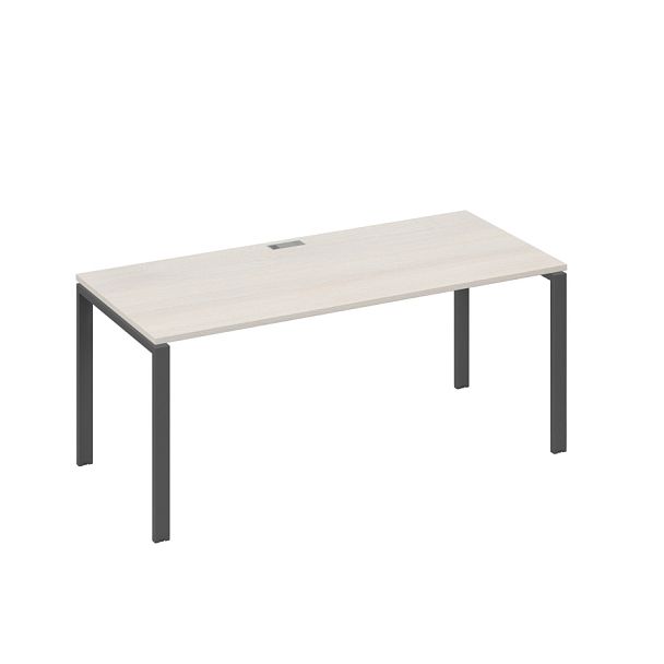 Стол письменный на металлокаркасе UNO A4 А4 Б1 026 БП дуб / металлокаркас антрацит - Вид 1