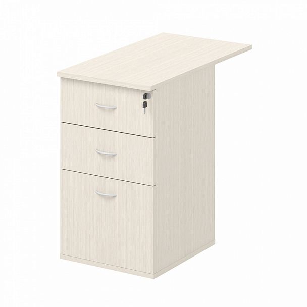 Тумба приставная, топ 18 мм, центральный замок "Логистика" ПК-ЛОГ-ТМП43Х80ЦЗ/Я3-В1-30 дуб альпийский - Вид 1