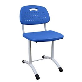 Школьный стул BOCCA, синий (каркас RAL 9016 белый), гр.5-7 - Фото предпросмотра