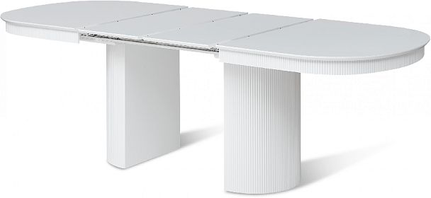 Стол обеденный раздвижной Рамелия 160(200,240)х100х79 Белый - Вид 5