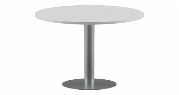 Стол "Imago" ПРГ-100 белый/алюминий - Вид 1