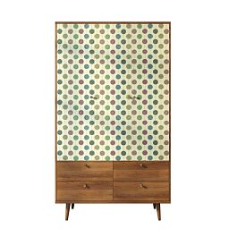 Шкаф трехстворчатый Berber принт 24 арт BB02/Print_24 - Фото предпросмотра