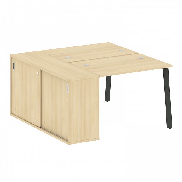 Рабочая станция "Metal System" БА.РС-СШК-1.1 акация/антрацит - Вид 1