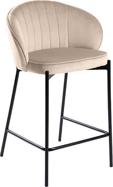 Комплект полубарных стульев Миэль кремовый/черный, 3 шт. - Вид 3