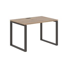 Стол прямой EQST 1180 Дуб Денвер светлый/Мокко 1160х800х750 EDIS - Фото предпросмотра
