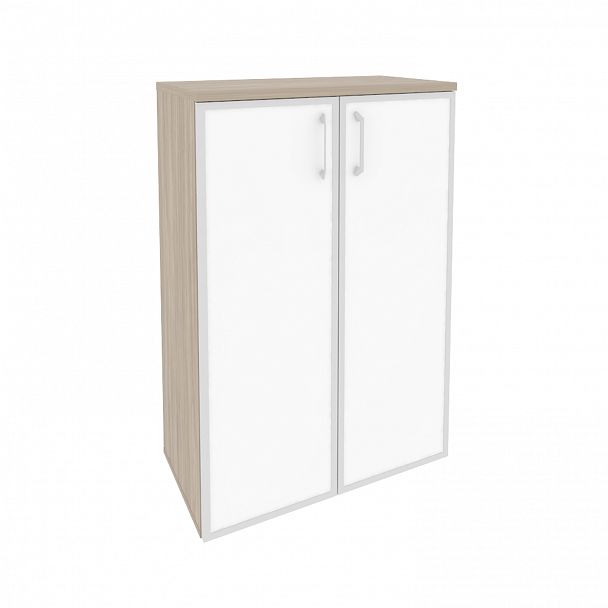 Шкаф "Onix" O.ST-2.4R white/black дуб аттик - Вид 2