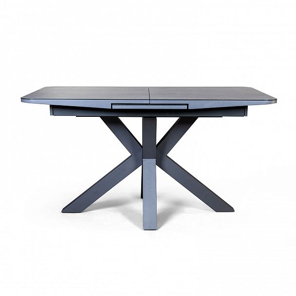 Стол раскладной Lincoln (160+40 см) глазурованное стекло черный - Вид 3
