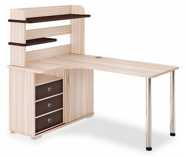 Стол компьютерный Домино СР-165М Венге/Карамель левый - Вид 1