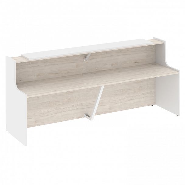 Ресепшн "Onix" O.R-K-7 денвер светлый/белый - Вид 1