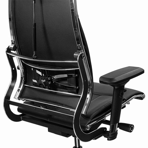 Кресло МЕТТА "YOGA" Y 2DM B2-10D, 2D-спинка, 3D-подголовник, 4D-подлокотники, экокожа, черное - Вид 8