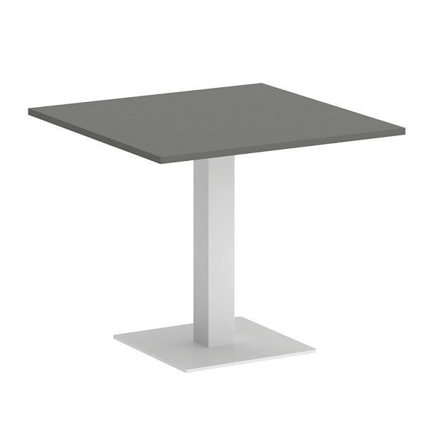 Home Office Стол квадратный VR.SP-5-90.2 Металлик/Белый металл 900*900*750 - Вид 1