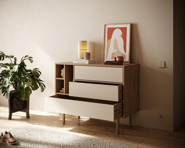 Комод с тремя ящиками Alice арт ALC01 - Вид 2