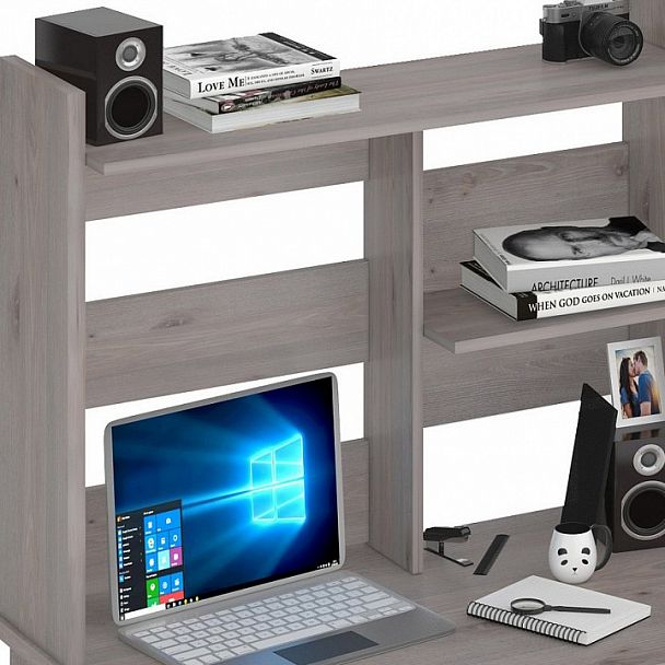 Стол компьютерный Домино Lite СКЛ-Прям100Р+НКЛ-100 Нельсон - Вид 4