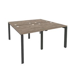 Onix Рабочая станция на П-образном м/к O.MP-D.RS-4.0.8 Тиквуд темный/Антрацит металл 1560*1635*750 - Фото предпросмотра