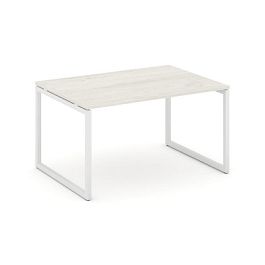 Стайл Проджект Стол переговорный SN-4O.SPRG-004.3 Дуб Наварра/Металл Белый 1580*980*750 - Фото предпросмотра