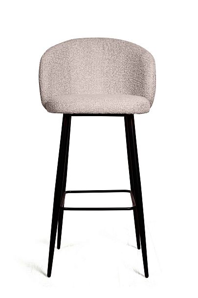 Стул полубарный Vito, букле бежевый / опора конус - Вид 2