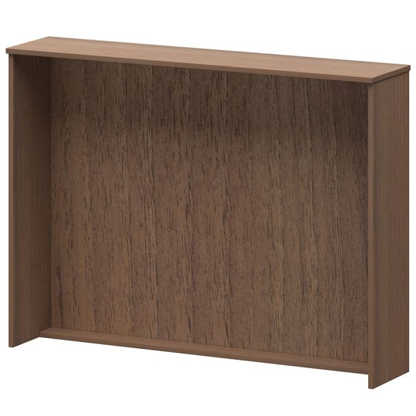 Стойка прямоугольная А-554 Орех 1660x360x1220 Ресепшн - Вид 1