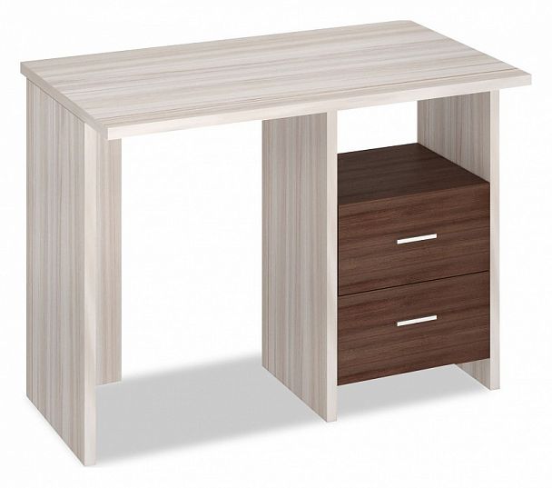 Стол письменный Домино Лайт СКЛ-Прям100 Карамель/Шамони - Вид 1