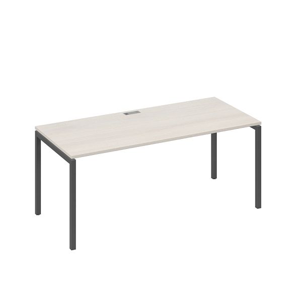 Стол письменный на металлокаркасе DUE A4 А4 Б2 026 БП дуб / металлокаркас антрацит - Вид 1