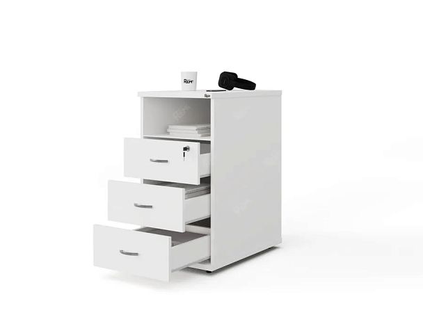 ЛАЙТ / LIGHT RLG021 Тумба 3 ящика 40x50x75 Белый - Вид 2