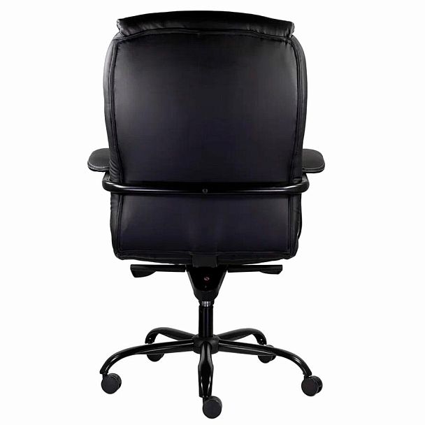 Кресло офисное "Ровер" CH-708, усиленное, НАГРУЗКА до 150 кг, экокожа, черное - Вид 6