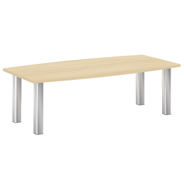 Yalta Стол переговорный M-LT.SP-2 Акация/Нерж. сталь 2400*1200*750 - Вид 1