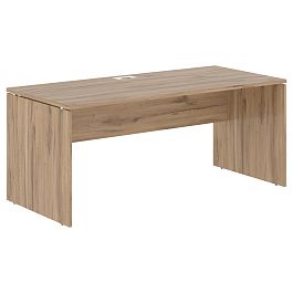 Стол прямой EDST 1780 Дуб Денвер светлый/Белый 1760х800х750 EDIS - Фото предпросмотра