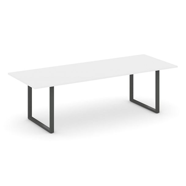 Style Project Direct Direct Стол переговорный SN-6O.SPRG-258.3 Белый/Металл Антрацит 2580*980*750 - Вид 1