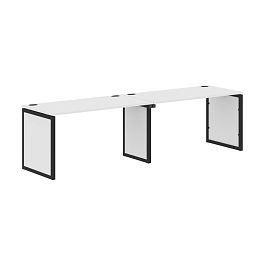 Стол 2-х местный XQPWST 2870 Белый/Антрацит 2800х700х750 XTEN-QP - Фото предпросмотра