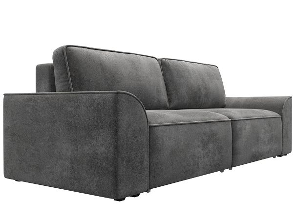 Диван прямой Лига-048 НПБ Велюр серый - Вид 3
