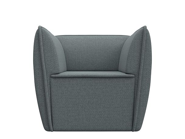 Кресло Бергамо Рогожка серый - Вид 2